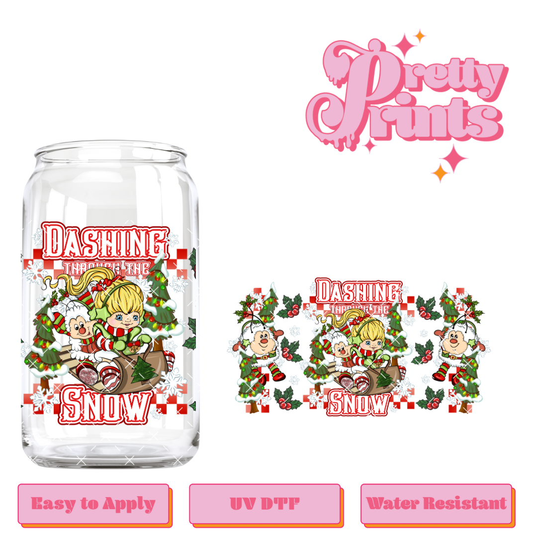 Uvdtf Dashing Through The Snow