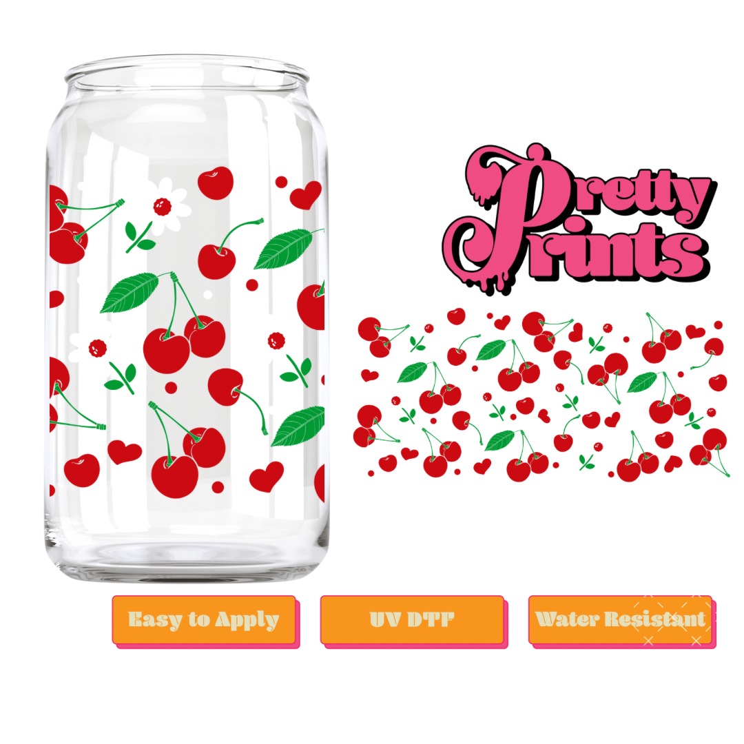 UVDTF cherry and white flowers