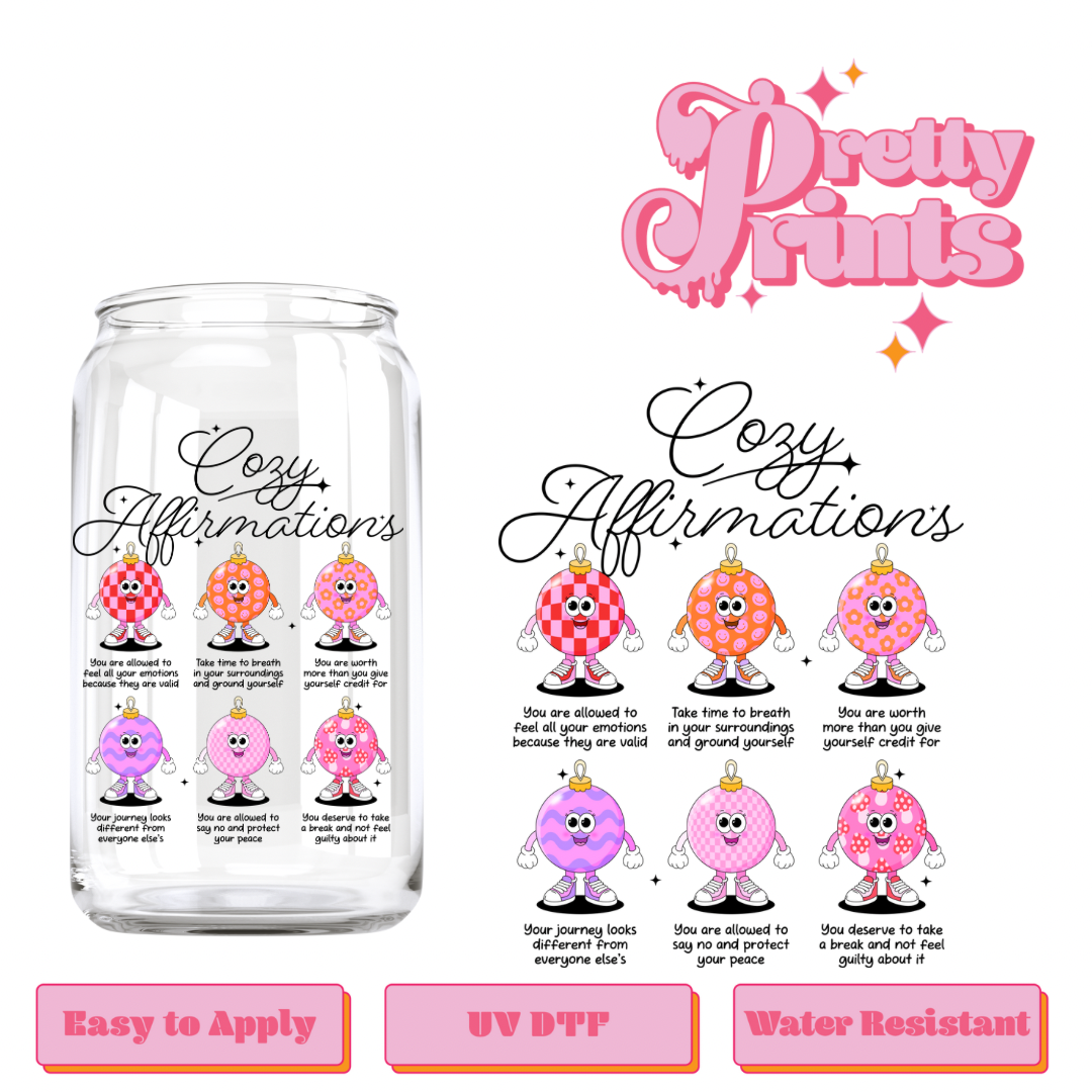 Uvdtf Cozy afflrmations pink