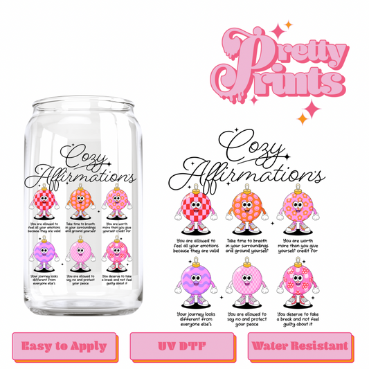 Uvdtf Cozy afflrmations pink