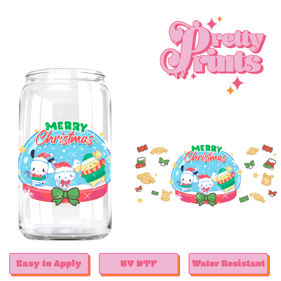Uvdtf Kawaii Snow Globe