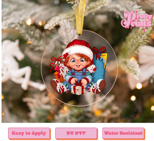 UVDTF DECAL ORNAMENT CHKY Christmas