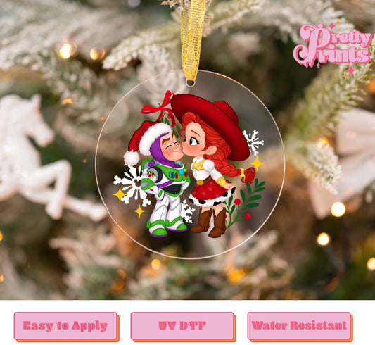 UVDTF DECAL ORNAMENT B&J Christmas
