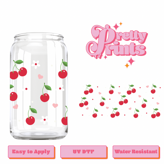 Uvdtf Cherry flower hearts