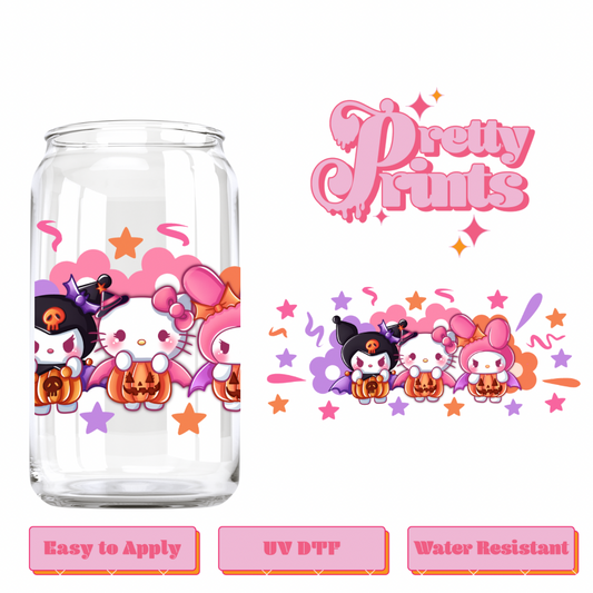 Uvdtf Wrap Kawaii Pumpkin