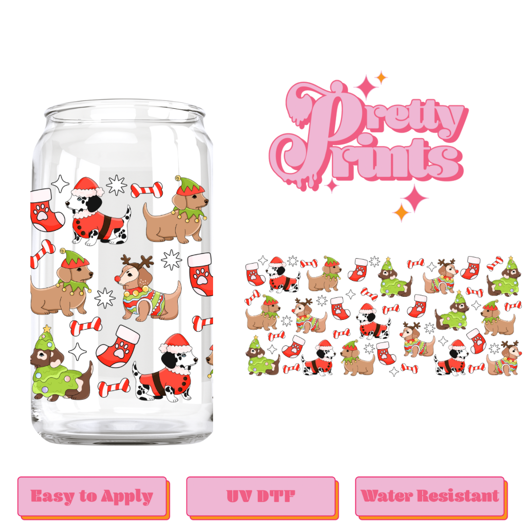 Uvdtf Christmas Puppys