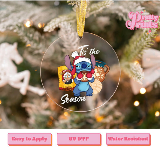 UVDTF DECAL ORNAMENT S Tis The Season