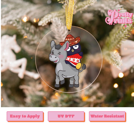 UVDTF DECAL ORNAMENT Burrito Sabanero