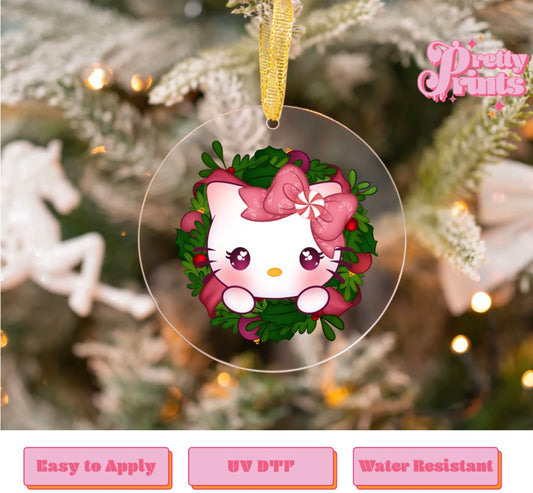 UVDTF DECAL ORNAMENT Christmas  Hk