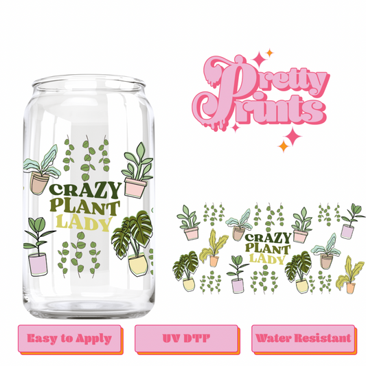 UVDTF Crazy Plant Lady