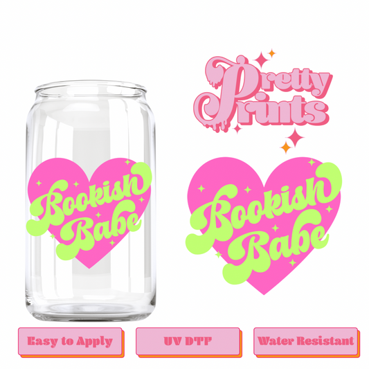 Uvdtf Bookish Babe (hot pink green)