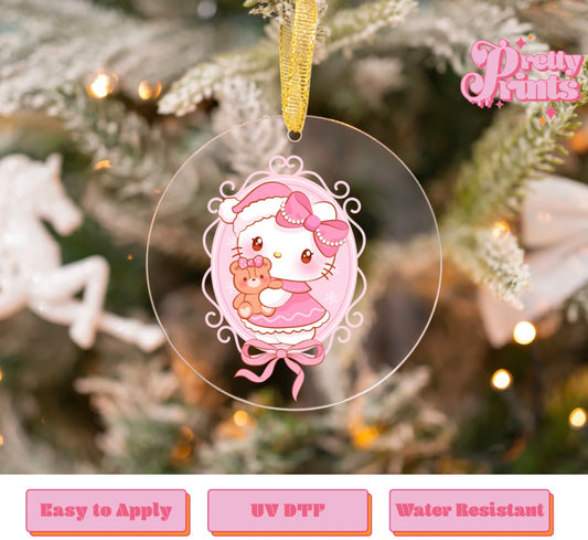 UVDTF DECAL ORNAMENT Hk Mrs clause coquette