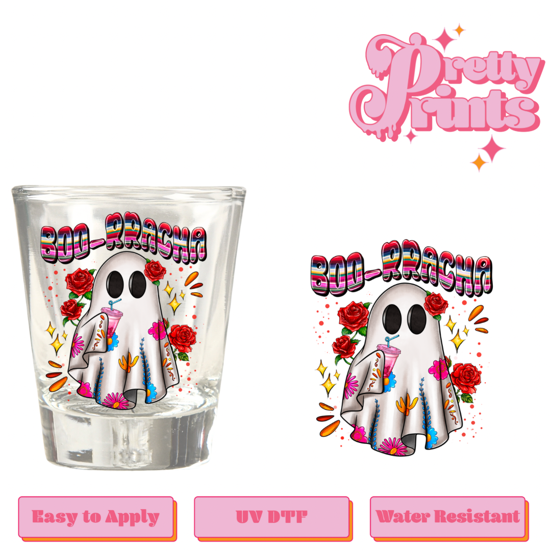 Uvdtf shot glass Boo RRACHA