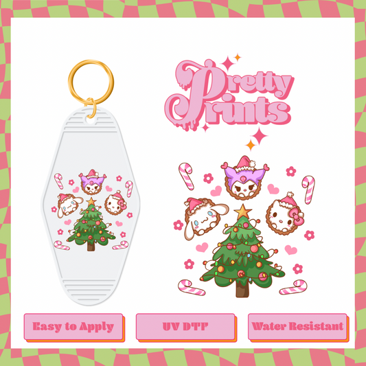 Uvdtf kawaii xmas tree