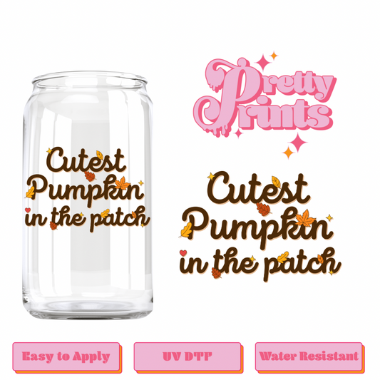 UVDTF Cutest Pumpkin In The Patch