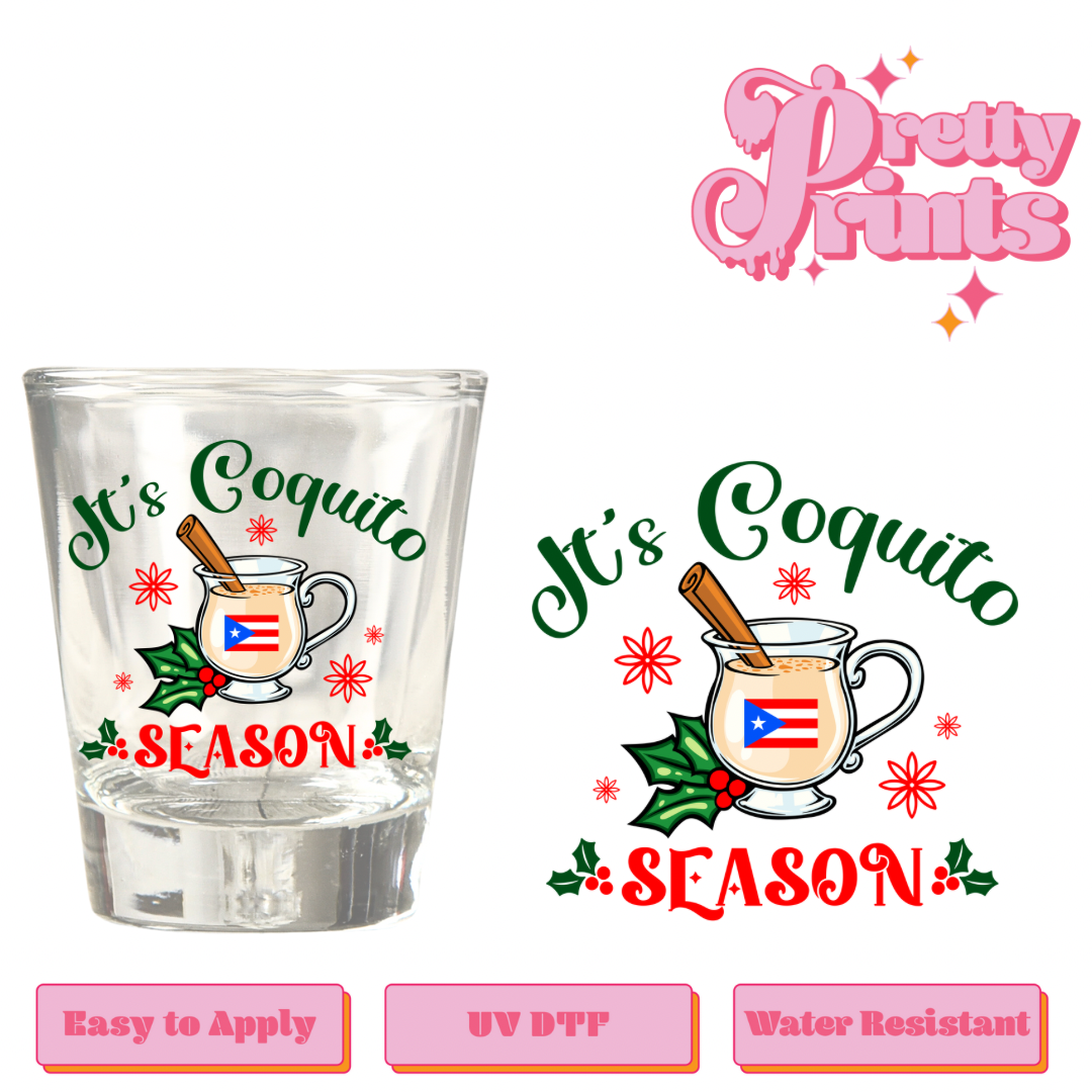 Uvdtf shot glass Its Cowuito Season