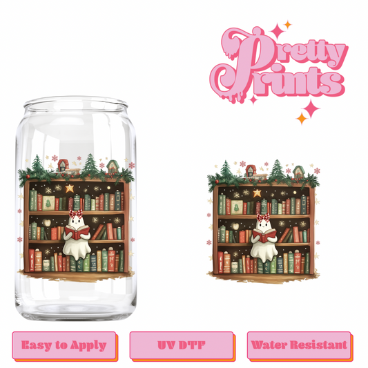 Uvdtf Decal Coquette ghostie reading