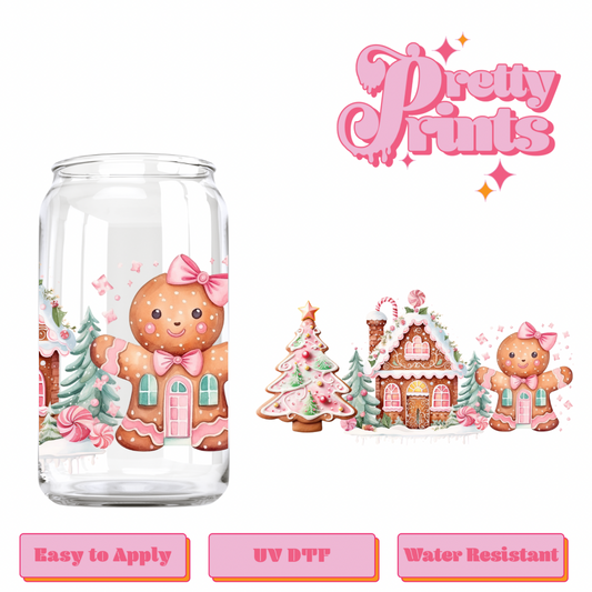 Uvdtf Pink Ginger House
