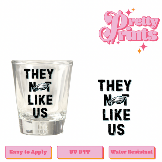 Uvdtf shot glass