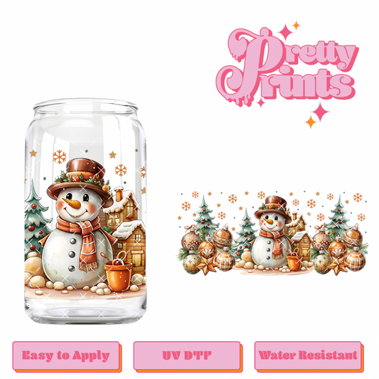 Uvdtf Christmas Snowman