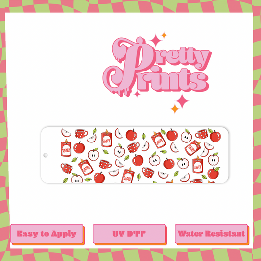 Uvdtf Bookmark Candy Apple