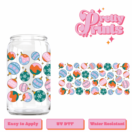 Uvdtf wrap colorful ornaments