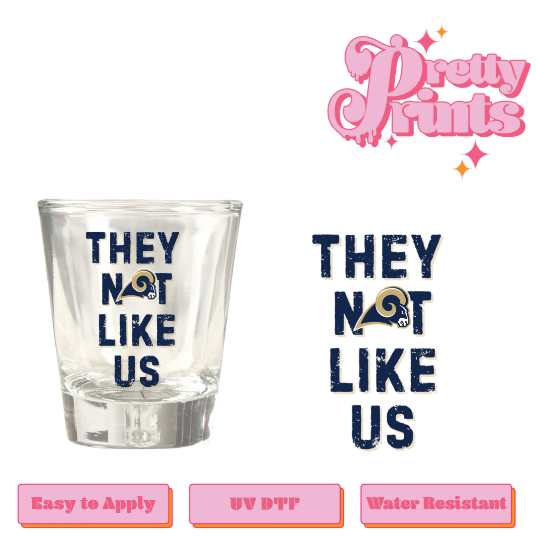 Uvdtf shot glass
