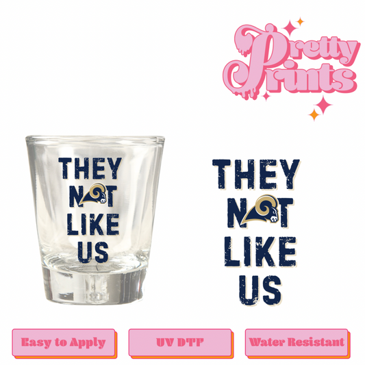 Uvdtf shot glass
