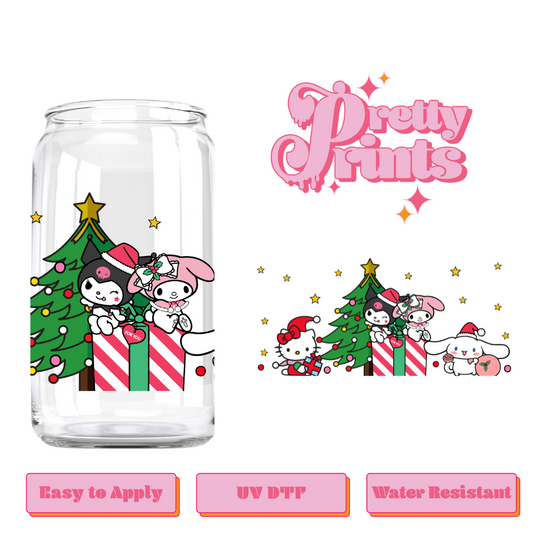 Uvdtf Wrap Kawaii xmas tree