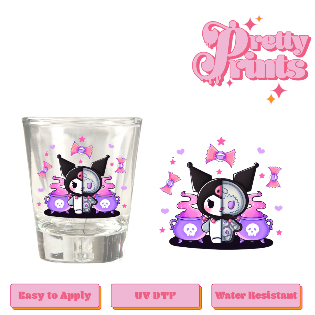 Uvdtf Shot glass kr skeleton