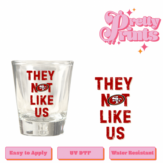 Uvdtf shot glass