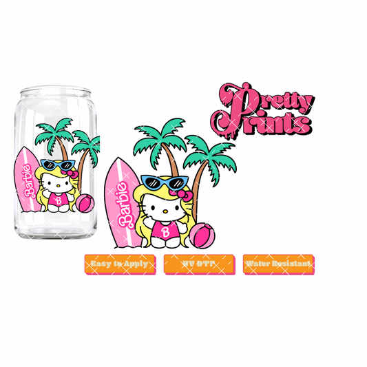 UVDTF Surfer Barb Decal