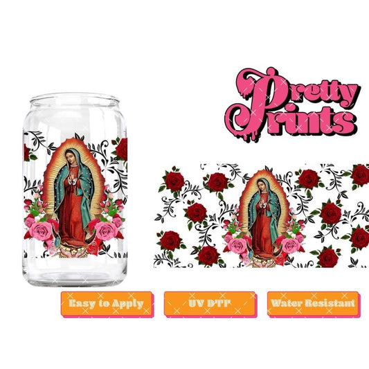 UVDTF Guadalupe Red Roses