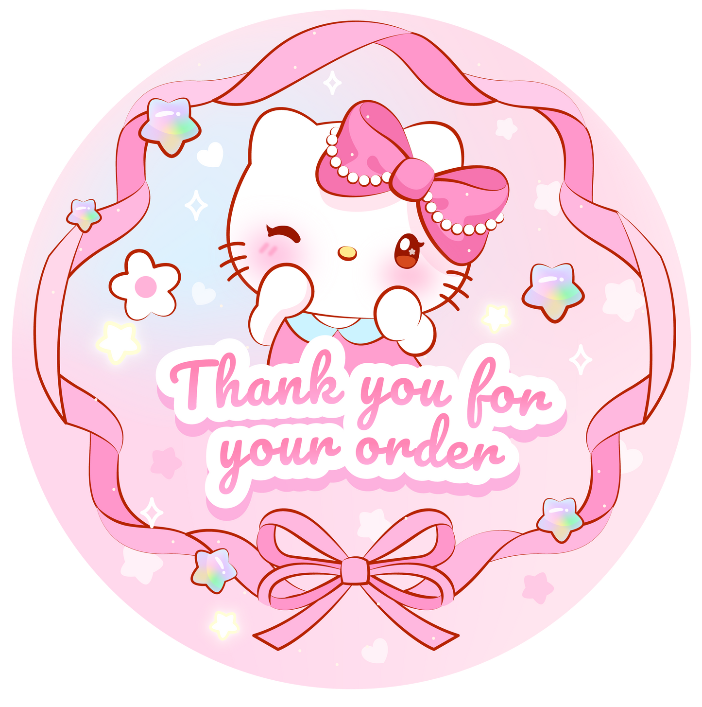 HK Thank You For Your Order Labels
